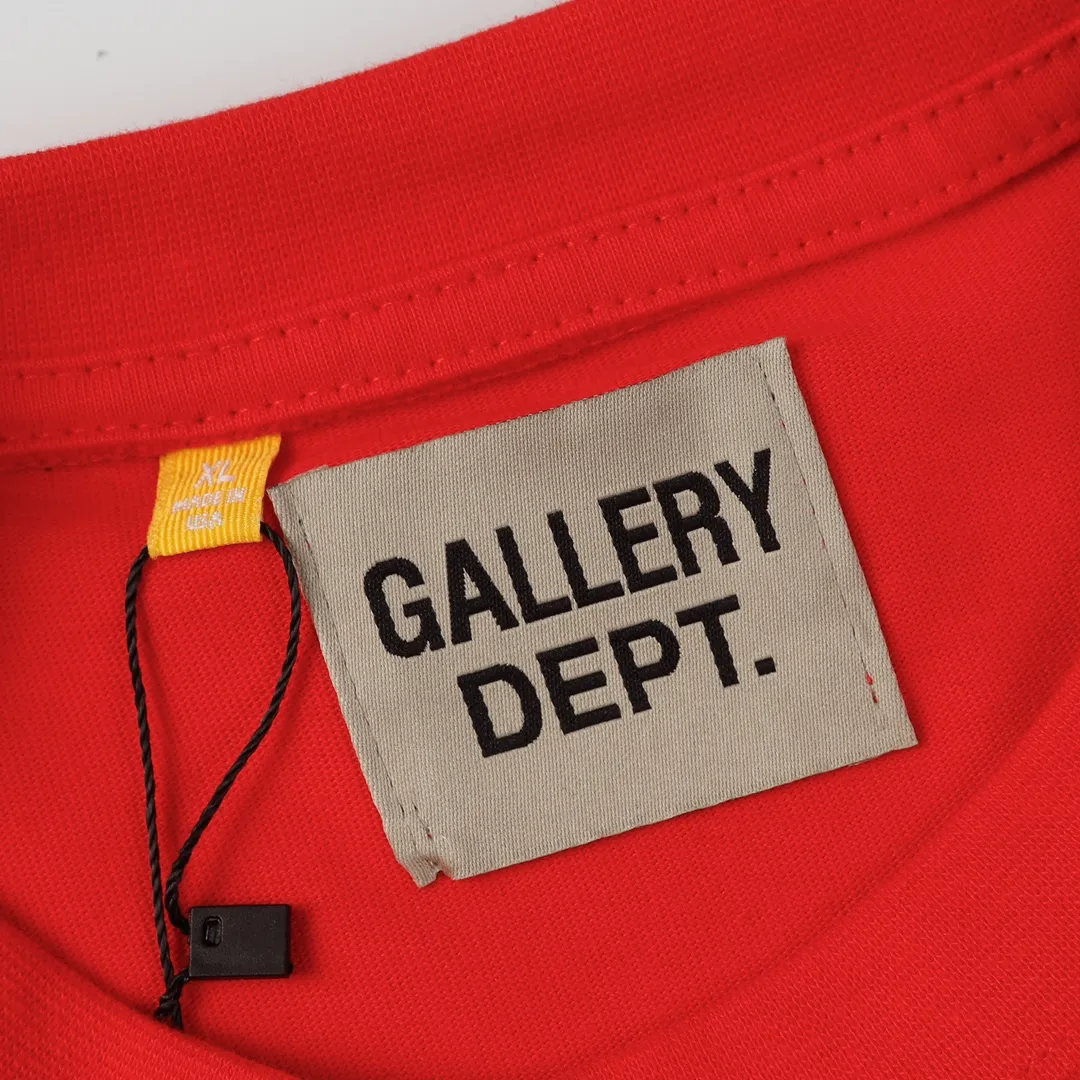 GALLERY.DEPT Summer new short-sleeved style No.: D3137#P106 Color: Black Red White Size: S M L XL